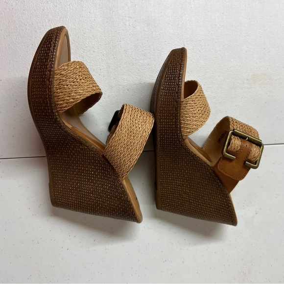 Born Concept Brown Woven Strap Sandals - Picture 6 of 8